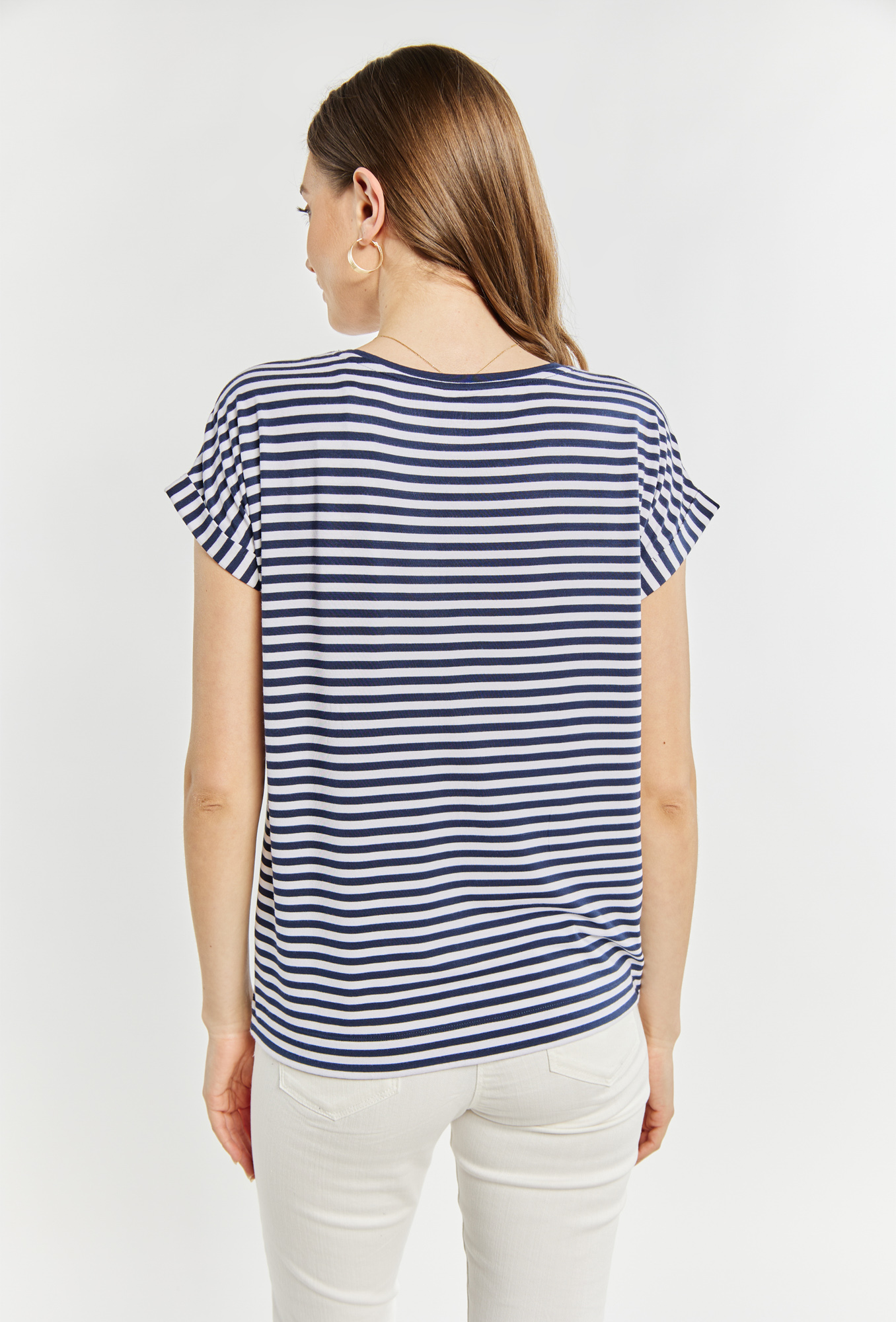 T-shirt damski z wiskozy