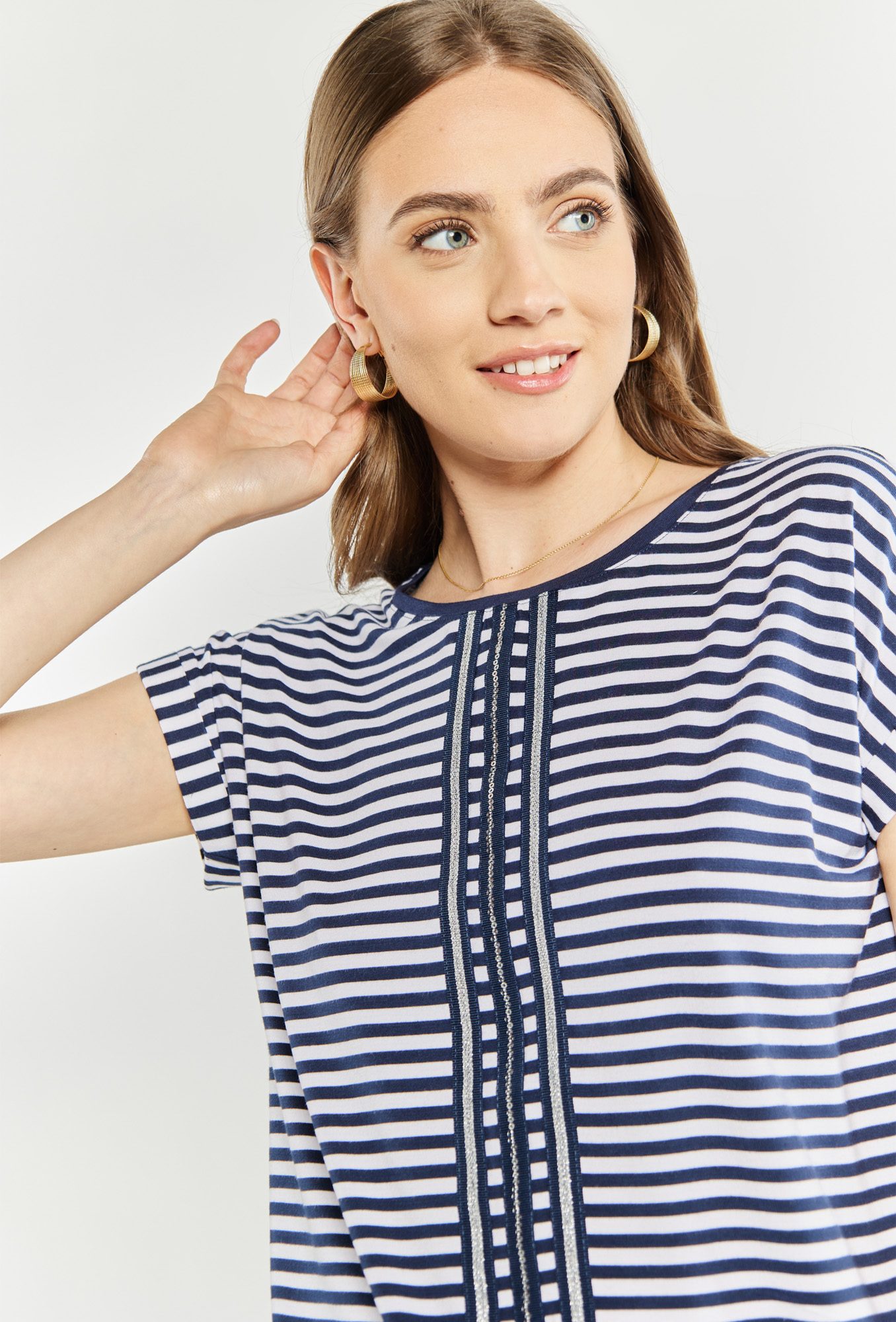 トップス andmary Myra shirt set blue AM1363 ブルー ANDMARY AM1363 Myra shirt set アンドマリー
