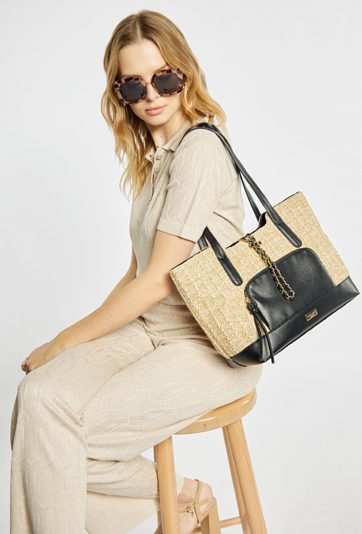 Torba damska z plecionką