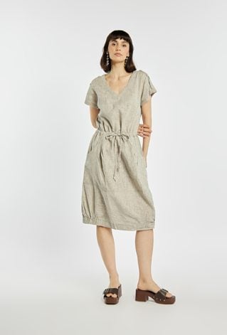 Lniana sukienka