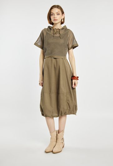 Sukienka z narzutką