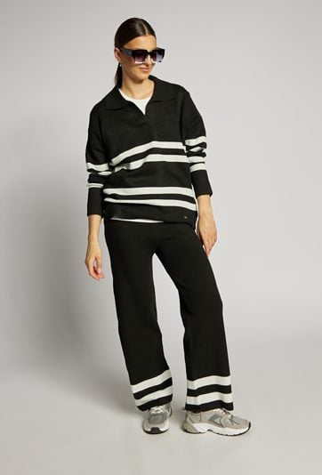 Sweter damski w paski