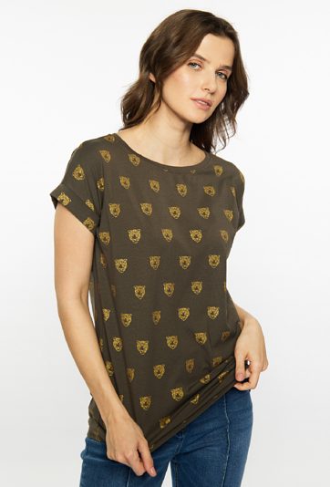 T-shirt w zwierzęcy wzór