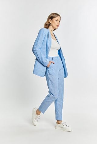 Spodnie damskie w paski