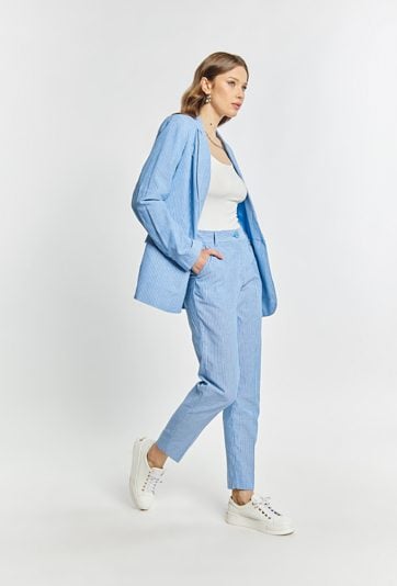 Spodnie damskie w paski