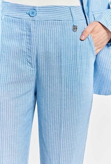 Spodnie damskie w paski