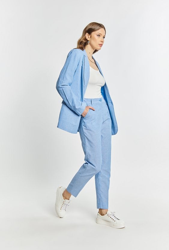 Spodnie damskie w paski