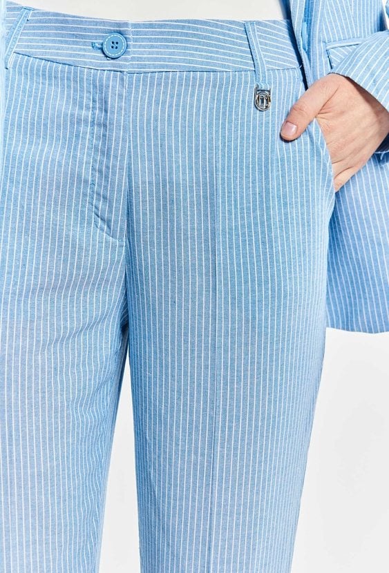 Spodnie damskie w paski