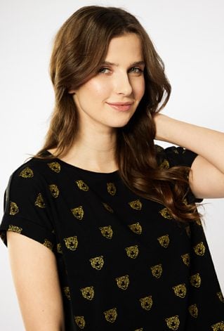 T-shirt w zwierzęcy wzór