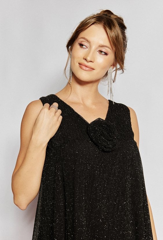 Sukienka damska z połyskiem