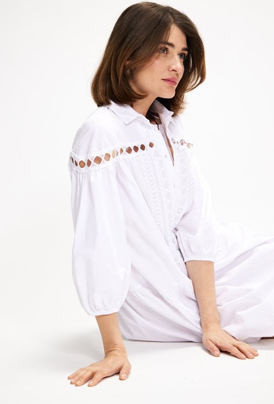 Ażurowa sukienka mini