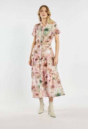 Sukienka w kwiatowy wzór