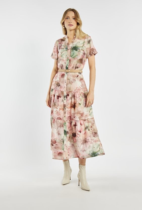 Sukienka w kwiatowy wzór