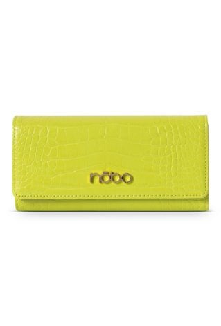 Duży portfel Nobo z klapką croco