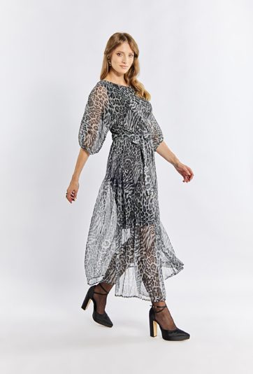 Sukienka damska z wiązaniem