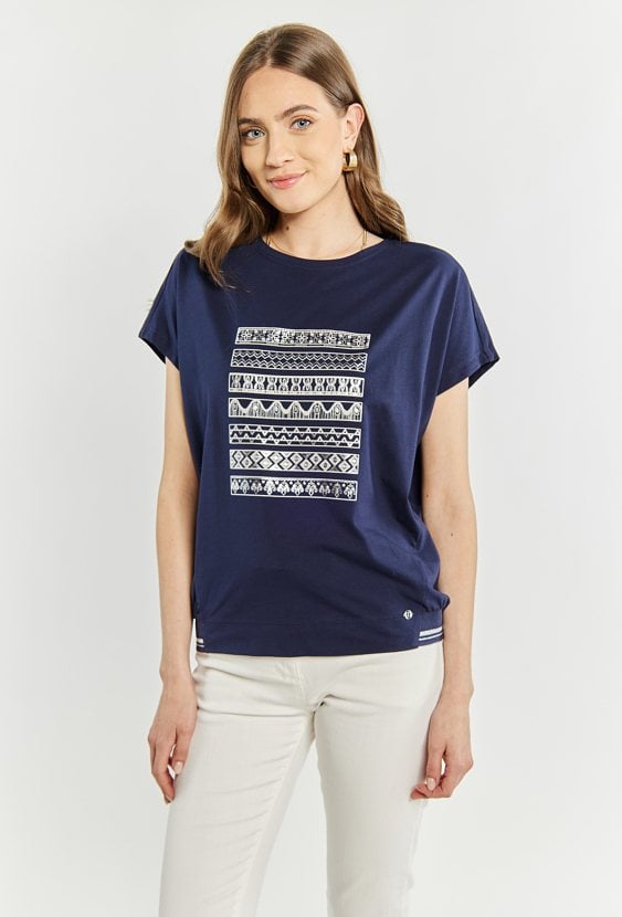 T-shirt damski z nadrukiem