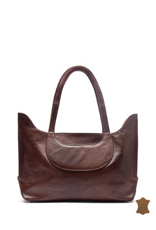 Shopperka ze skóry naturalnej