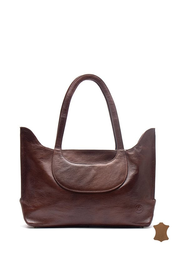 Shopperka ze skóry naturalnej