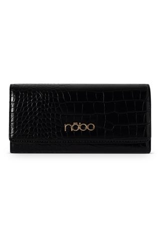 Duży portfel Nobo z klapką croco