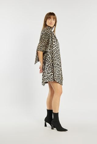 Luźna sukienka z bawełny