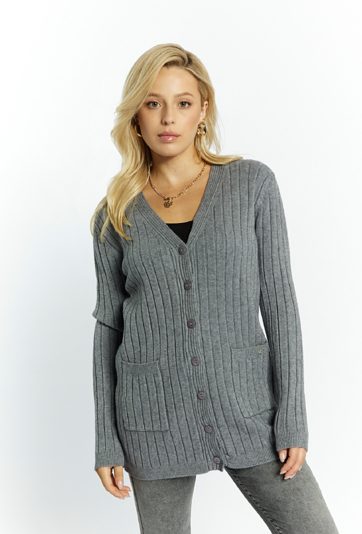 Rozpinany sweter damski