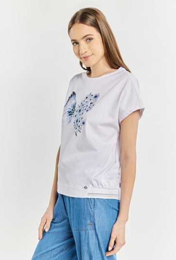 T-shirt damski z nadrukiem