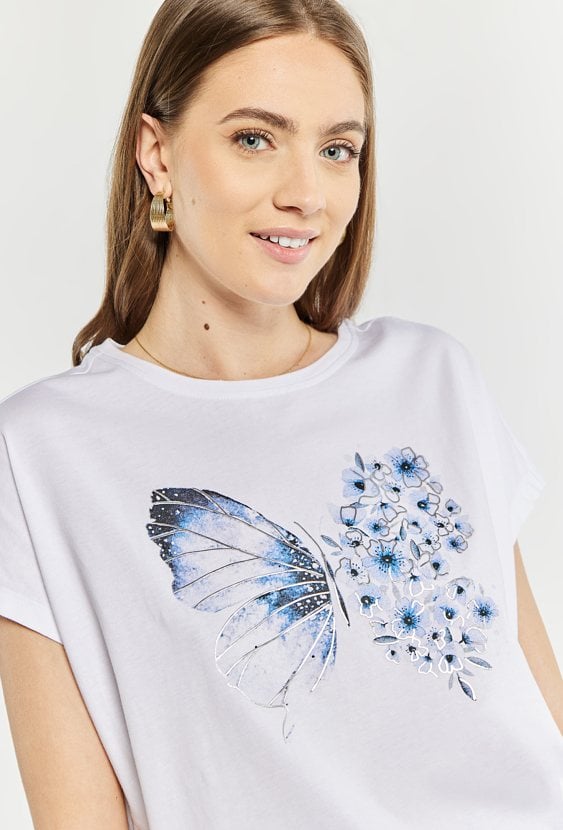 T-shirt damski z nadrukiem