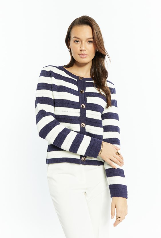 Rozpinany sweter damski