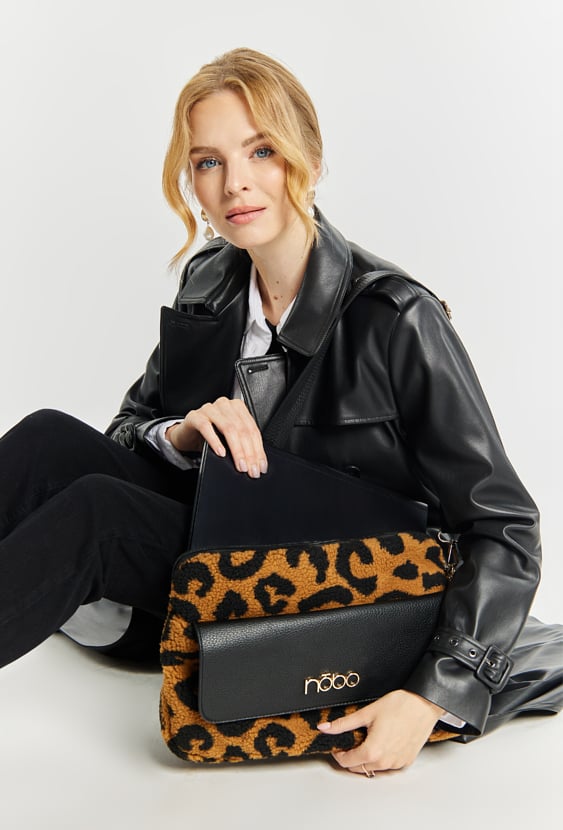 Torba na laptopa Nobo futrzana