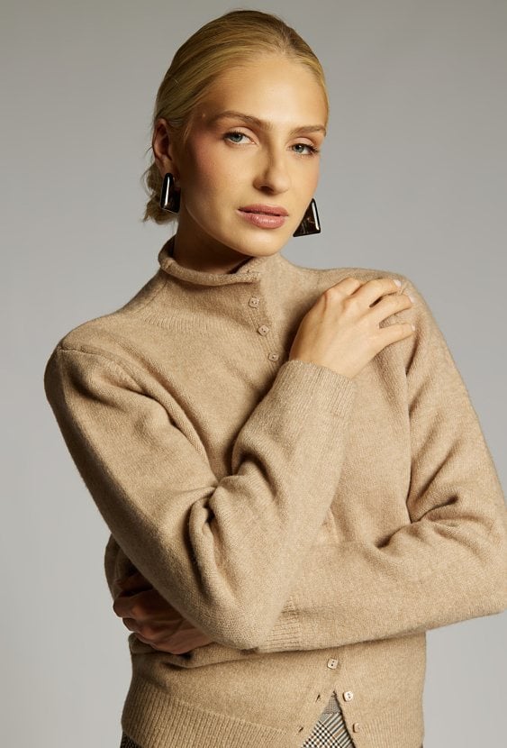 Sweter damski z wiskozą