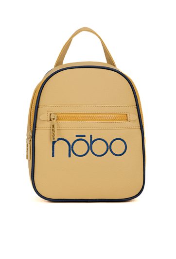 Mały plecak z wzorzystymi paskami