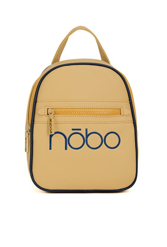 Mały plecak z wzorzystymi paskami