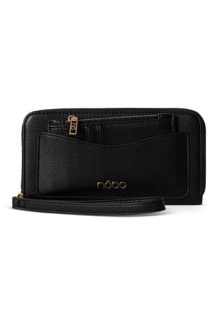 Portfel NOBO z saszetką olej czarny