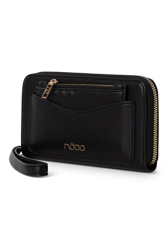 Portfel NOBO z saszetką olej czarny