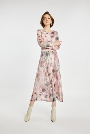 Sukienka z plisowanym dołem