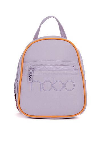 Mały plecak z wzorzystymi paskami