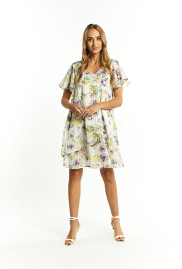 Sukienka damska o luźnym fasonie