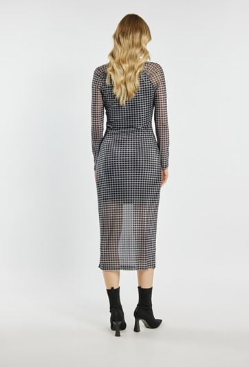 Sukienka z wzorem midi