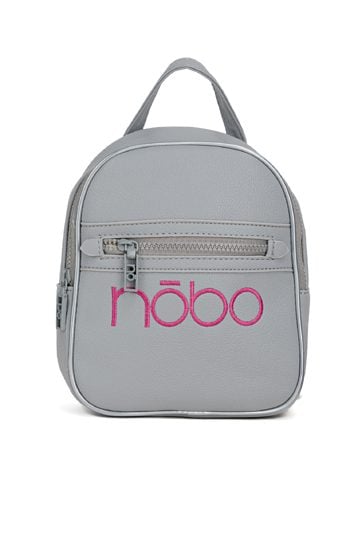 Mały plecak z wzorzystymi paskami