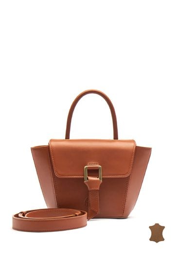 Mała torebka ze skóry naturalnej