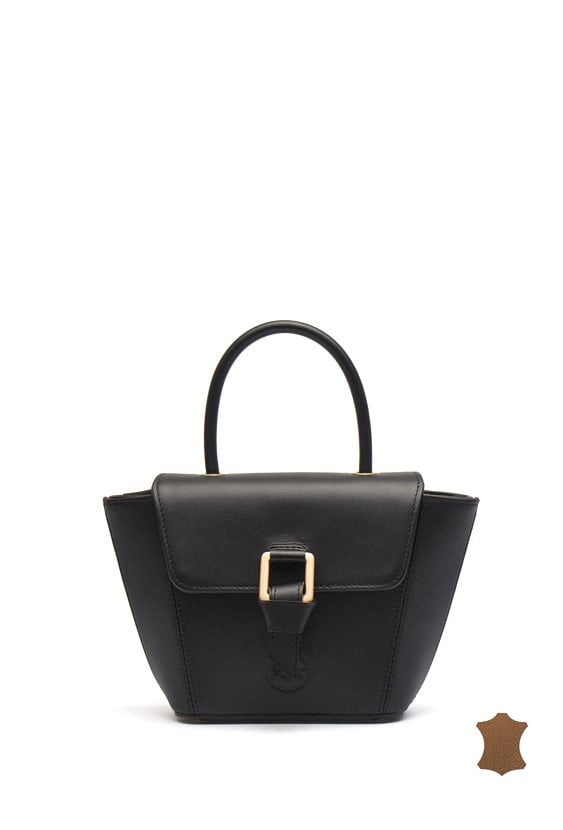 Mała torebka ze skóry naturalnej