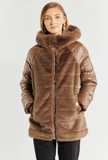 Kurtka damska z kapturem