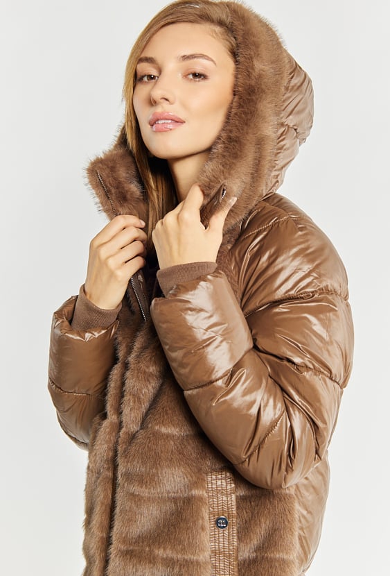 Kurtka damska z kapturem