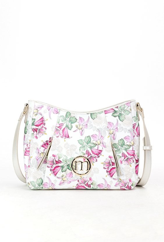 Torba damska z kwiatowym wzorem