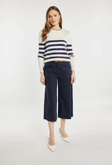 Sweter damski w paski