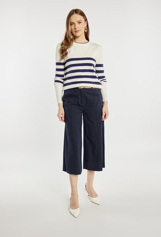 Sweter damski w paski