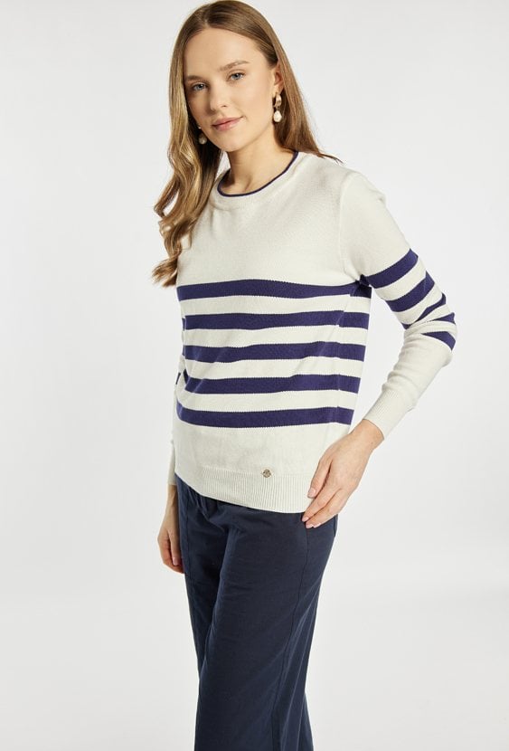 Sweter damski w paski