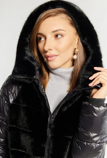 Kurtka damska z kapturem