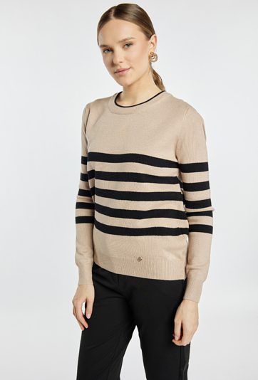 Sweter damski w paski