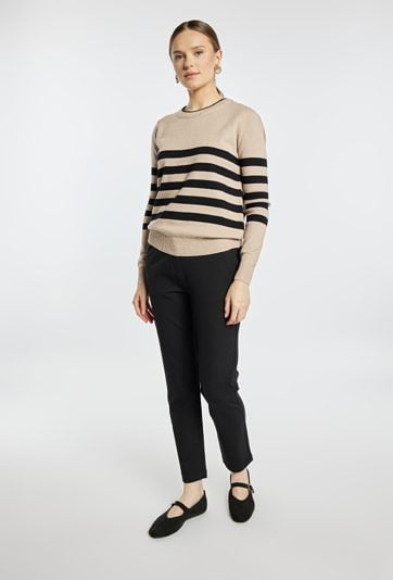 Sweter damski w paski